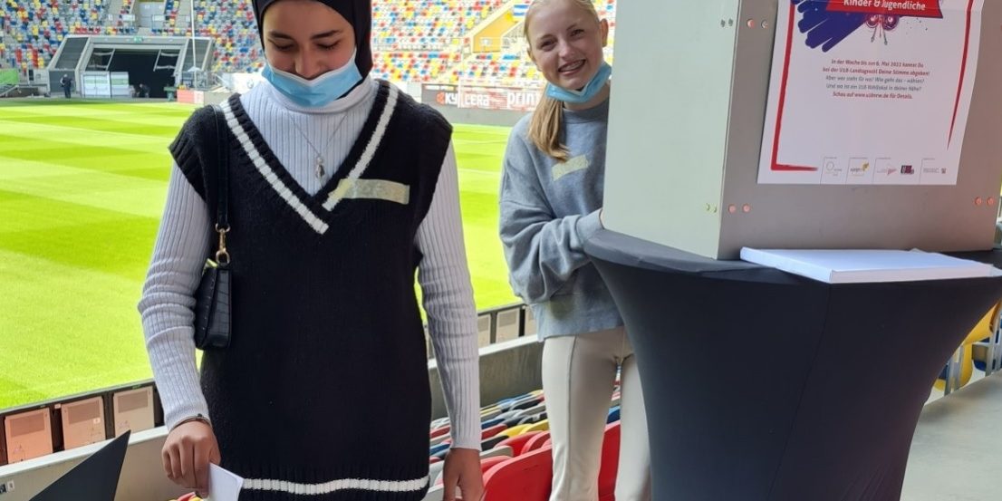U18-Wahl im Stadion_Pressebild